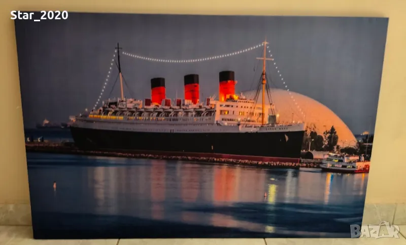 Светеща картина с LED осветление - Titanic, снимка 1