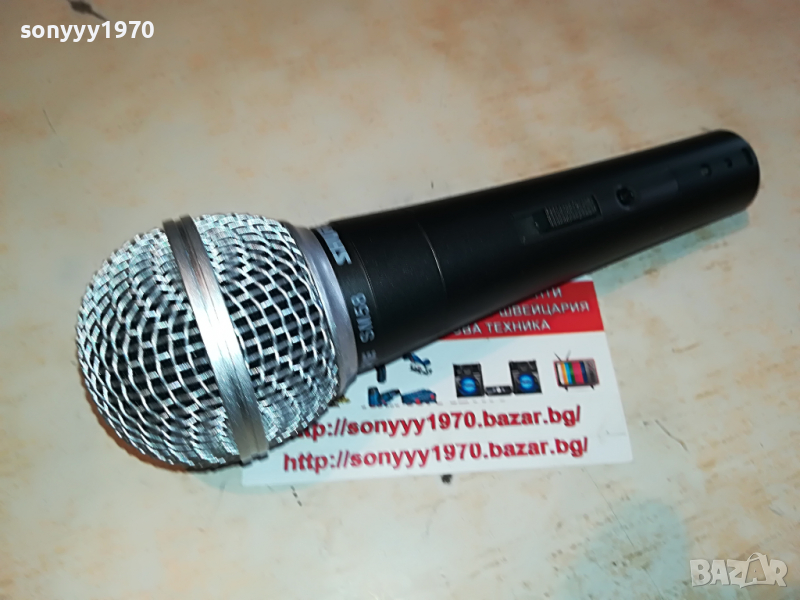 SHURE SM58 PROFI MIC-ВНОС SWISS 0504221037, снимка 1