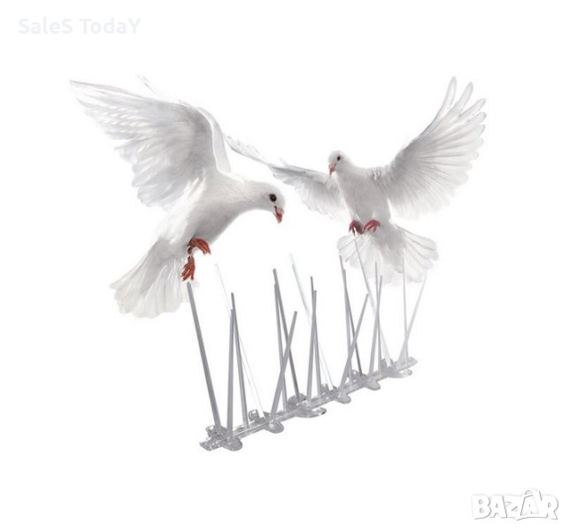 Уред против птици, гълъби, шипове, 25см, снимка 1