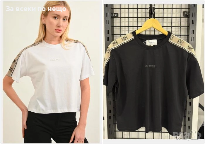 Guess Дамска Къса Тениска👚Дамска Блуза С Къс Ръкав Гес - 2 Налични Цвята Код BS-26, снимка 1