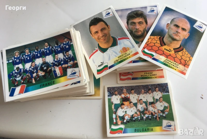 Стикери на PANINI от Франция 98 от Италия., снимка 1