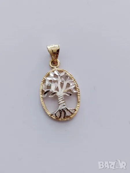 Нова златна висулка дърво 51001, снимка 1