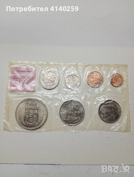 НОВА ЗЕЛАНДИЯ МОНЕТИ ЛОТ 1967 г , снимка 1