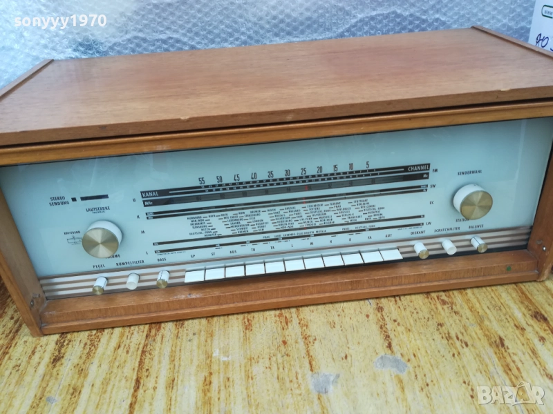 TUBE RETRO STEREO RECEIVER-MADE IN GERMANY 0409252005LCHERY, снимка 1