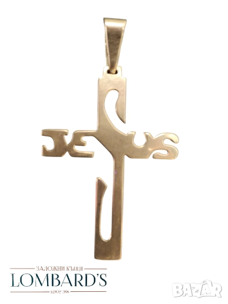 Златен кръст 14к., снимка 1