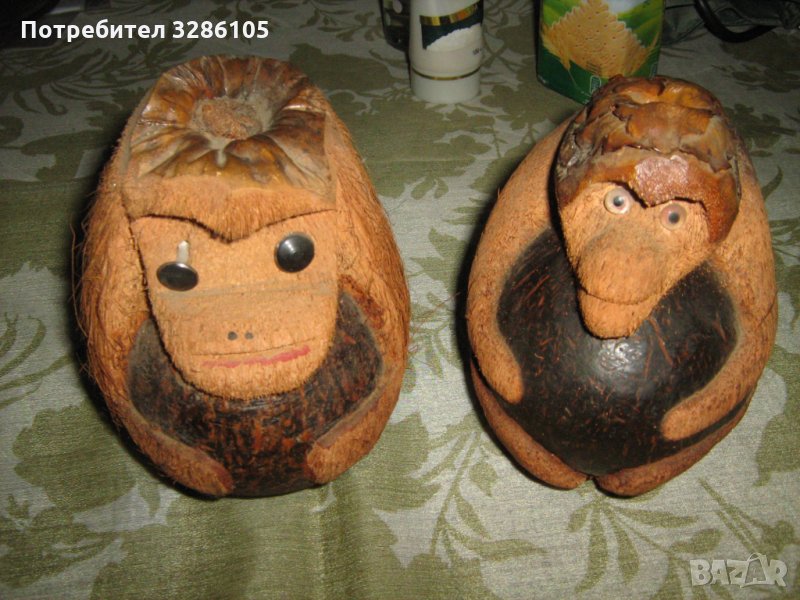 маймуни от кокосов орех, снимка 1