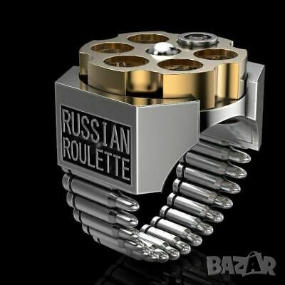Мъжки пръстен - руска рулетка, снимка 1
