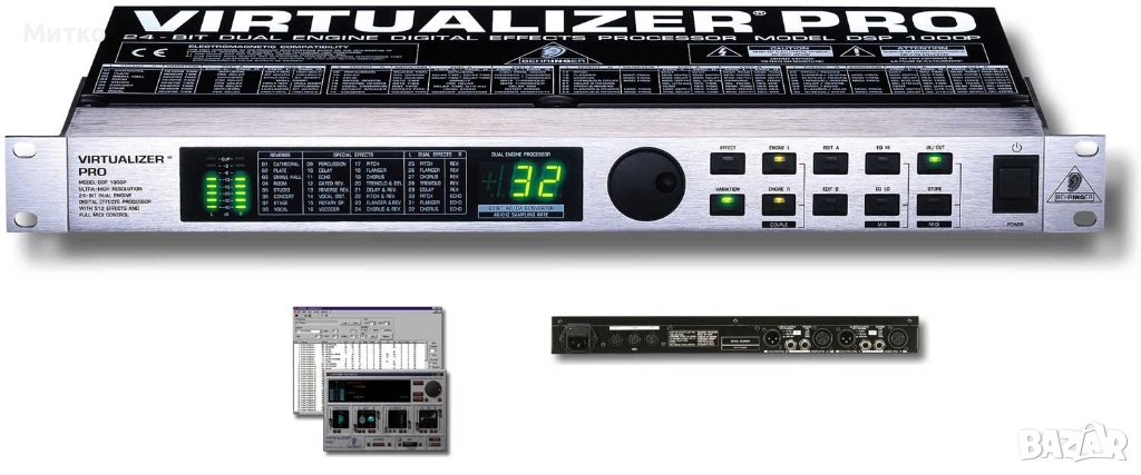 Behringer DSP 1000P Virtualizer Pro мултиефектен процесор, снимка 1