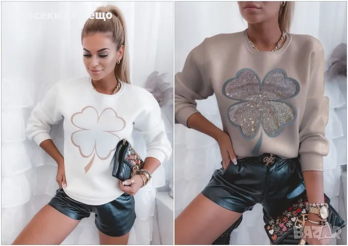 Дамска блуза - 2 налични цвята Код A175, снимка 1