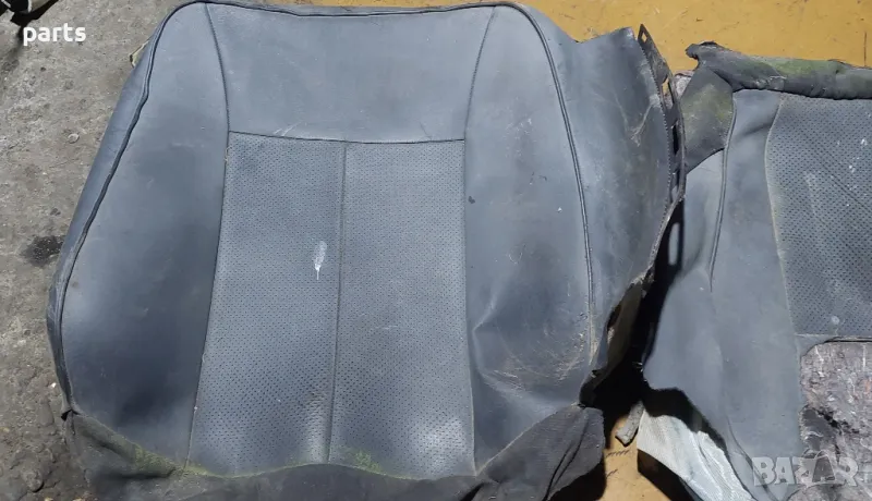 Парчета Тапицерия Естествена Кожа Предна Лява Седалка Мерцедес Е класа W210 , снимка 1
