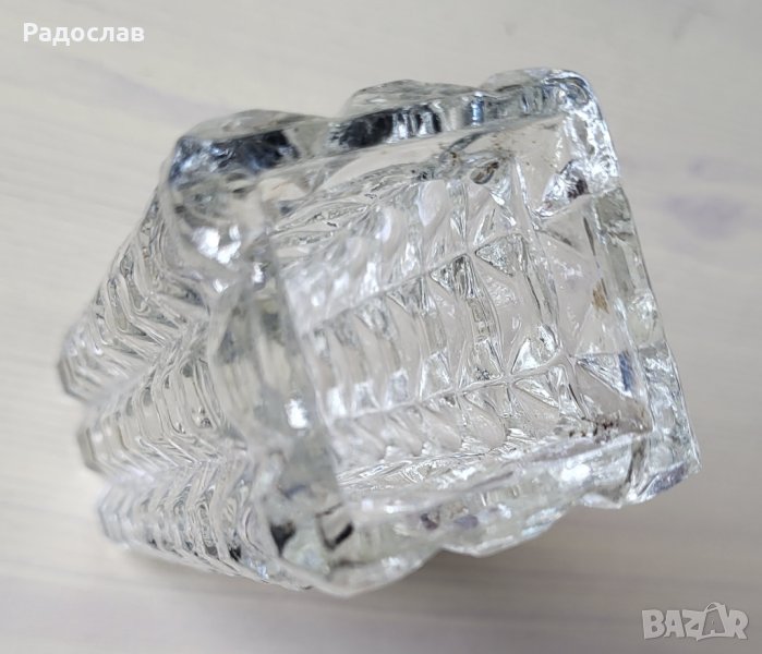 Продавам ваза масивно стъкло стил кристал , снимка 1