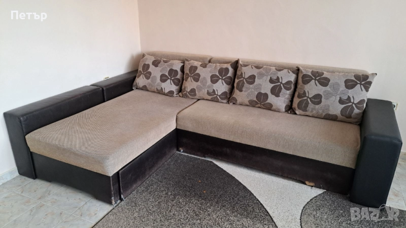 Ъглов диван с възможност за лява или дясна позиция, снимка 1