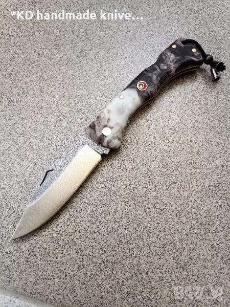 Сгъваем нож ръчно изработен, снимка 1