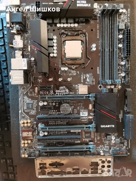 Gigabyte Z170 GA-Z170XP-SLI + I7-6700k 4000MHz 4200MHz(turbo) L2-1MB L3-8MB Socket 1151, снимка 1
