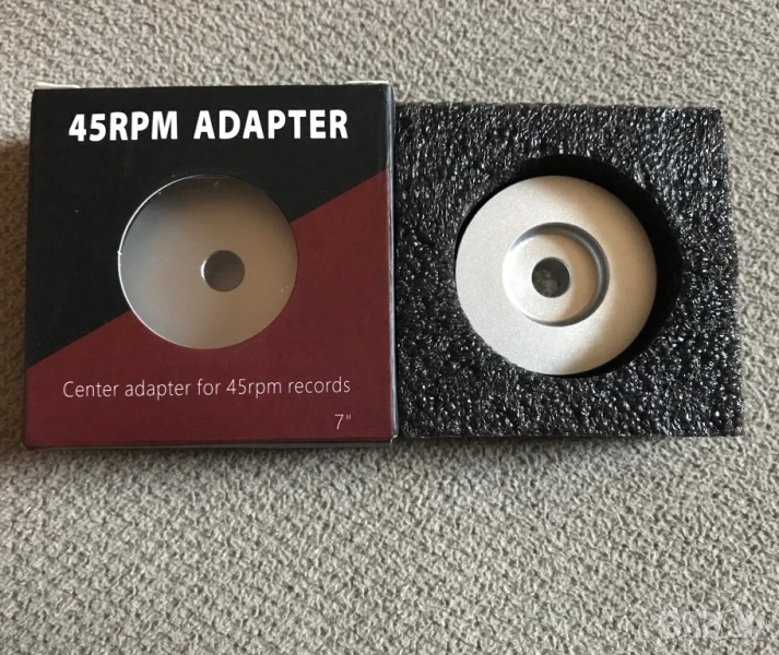 Адаптер за 7" грамофонни плочи, снимка 1