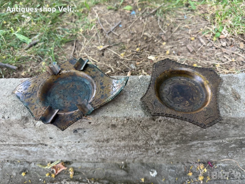 Стари бронзови пепелници №7032 , снимка 1