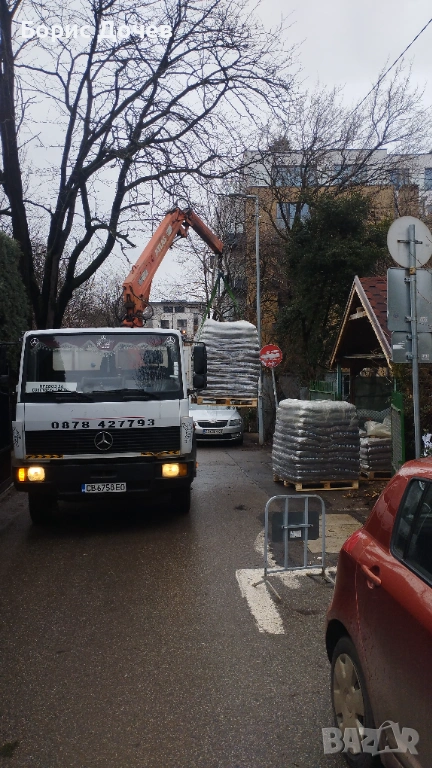 Транспорт със самосвал с кран за София и околностите , снимка 1