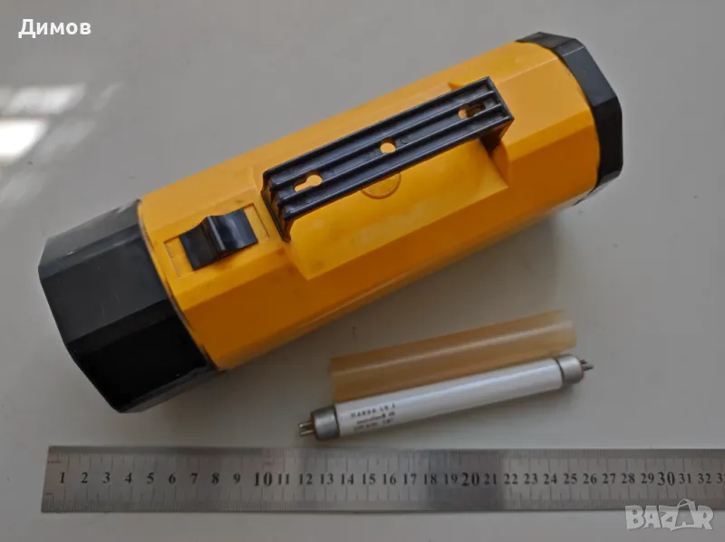 Немски ГДР прожектор фенер къмпинг лампа, снимка 1