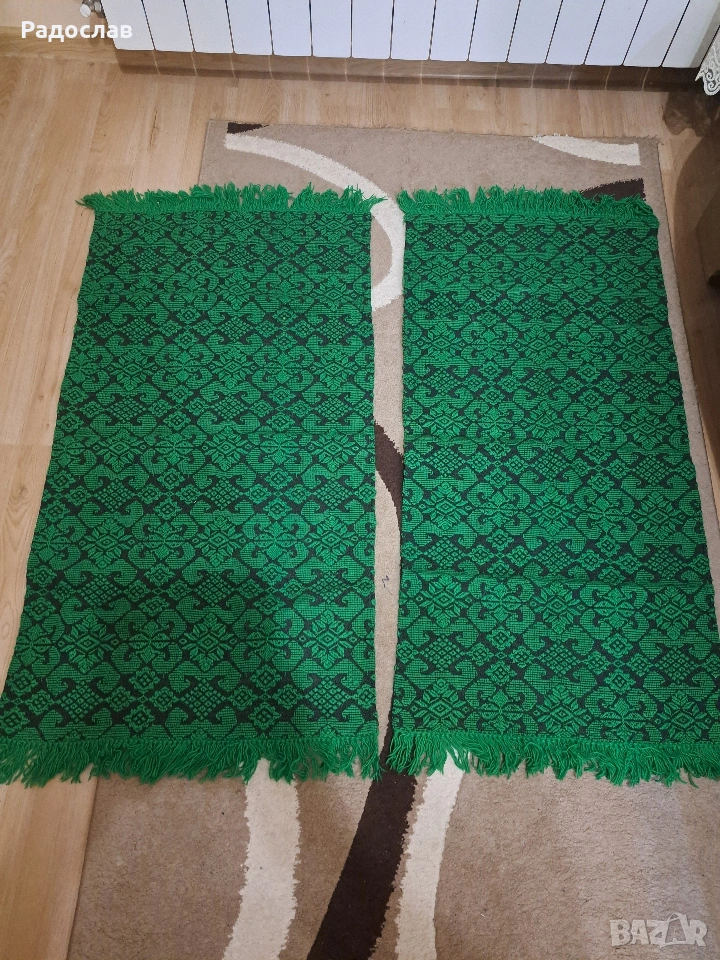 Чисто нови вълнени стъпки и ръчно бродирани карета, снимка 1