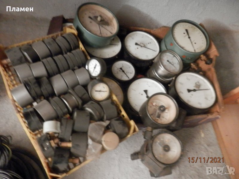 Манометри, налягане, преса за манометри, Кранчета, снимка 1