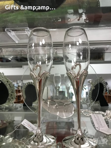 Комплект две чаши за шампанско, снимка 1