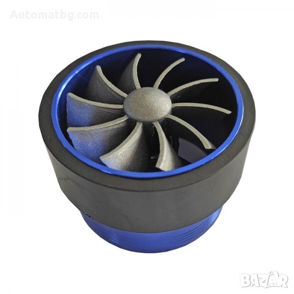 Турбо вентилатор Automat, За въздушен филтър, Една перка, Син, снимка 1