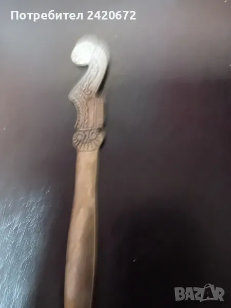 стара бронзова камичка, снимка 1