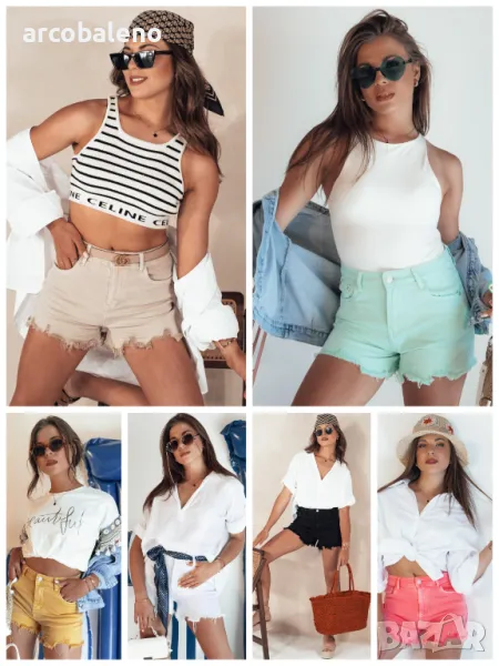 Дамски къси панталони SUNYLOOK, 6цвята , снимка 1