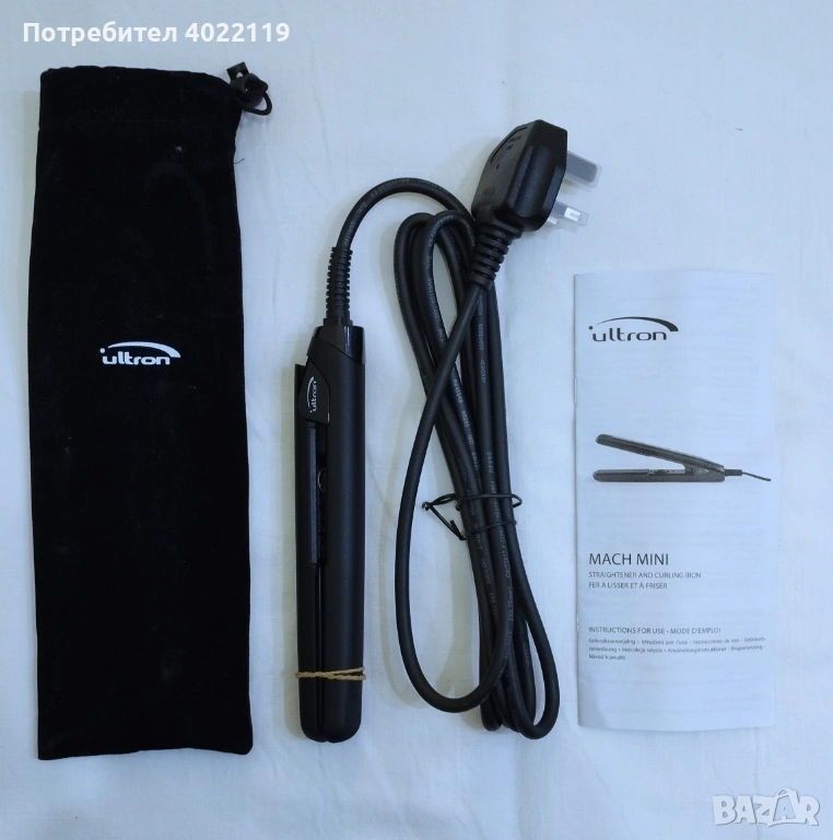 Професионална мини преса за коса Ultron MACH MINI GLOSS, снимка 1