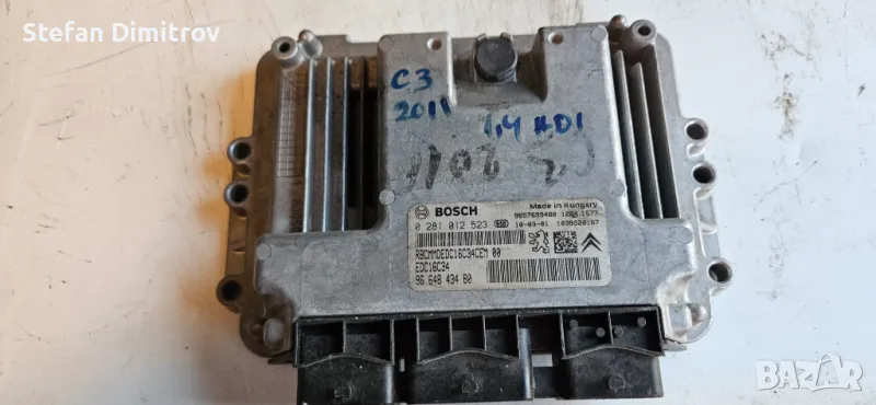 Bosch 0 281 012 523, 1.4 HDi, снимка 1