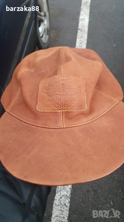 Кожена шапка Harley Davidson, снимка 1