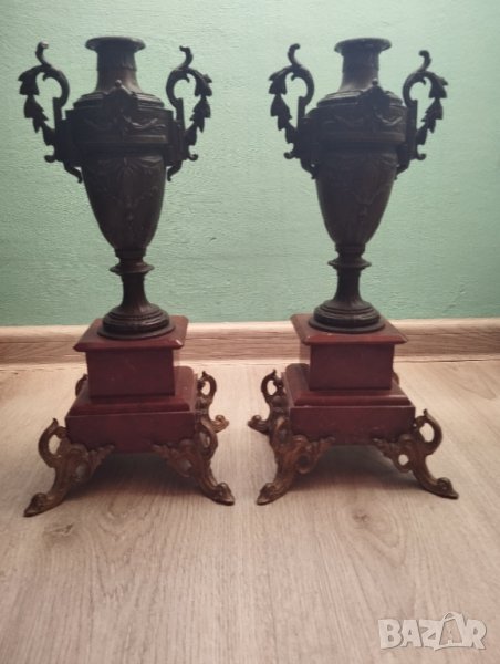 Две декорации за часовник арт деко, снимка 1