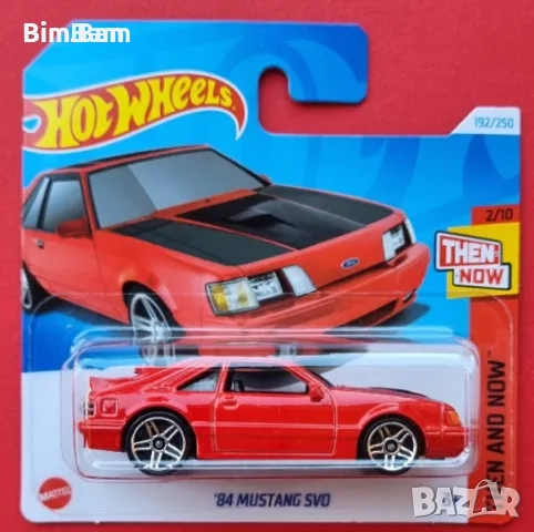 Оригинална колекционерска количка Hot Wheels'84 Mustang SVO, снимка 1