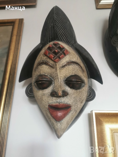 Африканска маска Пуно, снимка 1