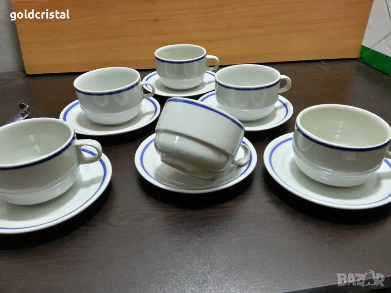 Стар български порцелан чаши купички , снимка 1