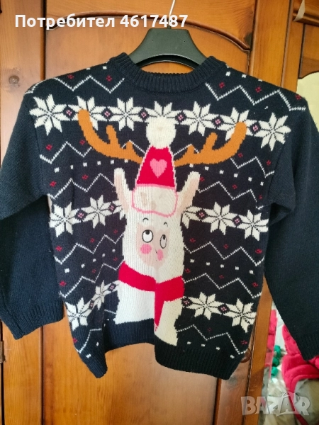 пуловер с коледни мотиви , снимка 1