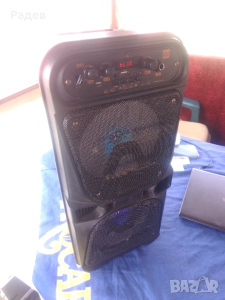мобилна тонколона с караоке и блутут, снимка 1
