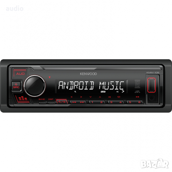 Авто плеър Kenwood KMM-105RY 4 X 50 W, USB , снимка 1