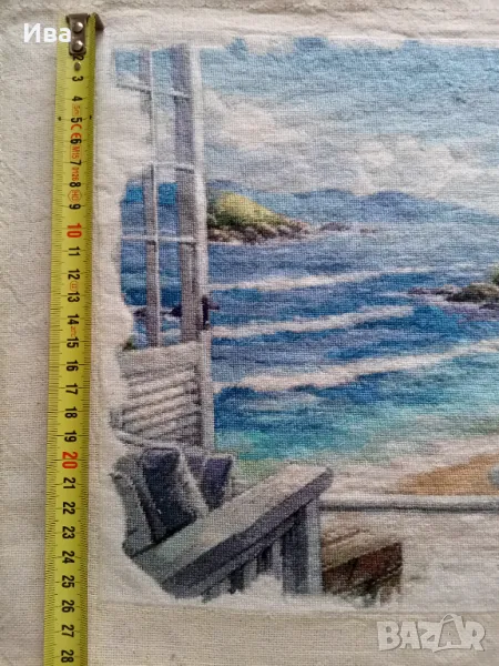 Гоблен " Изглед към морето", снимка 1