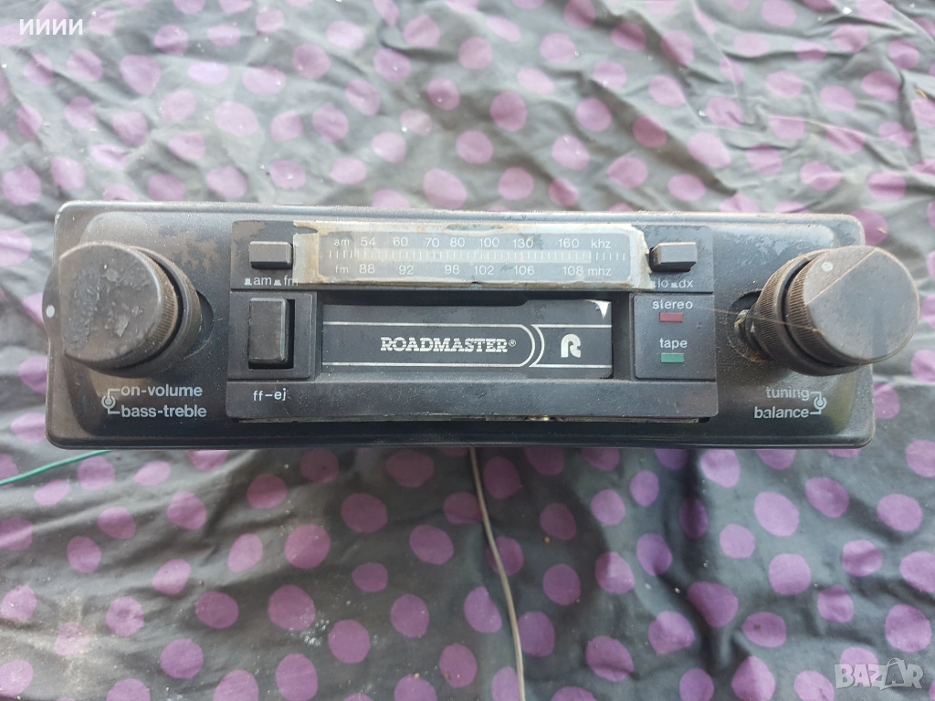 Авто радио касетофон ROADMASTER, снимка 1