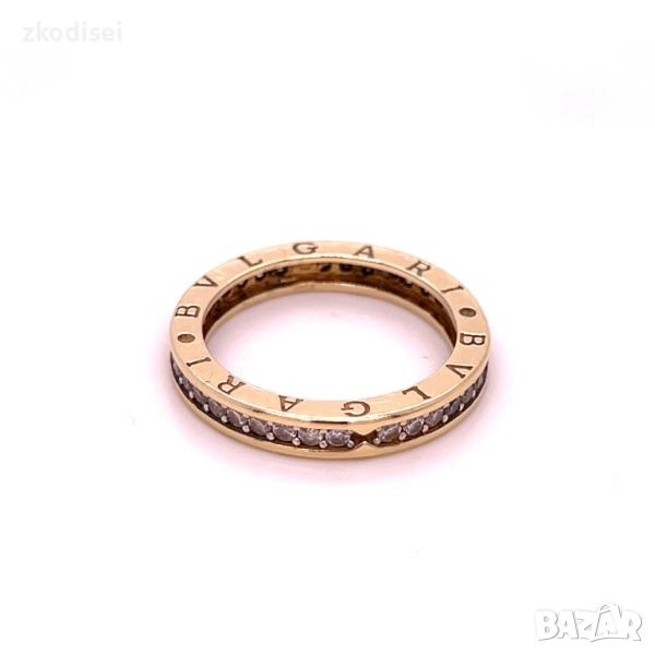 Златен дамски пръстен BVLGARI 4,42гр. размер:57 14кр. проба:585 модел:34304-1, снимка 1