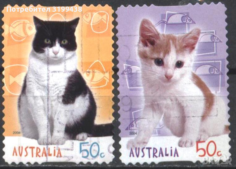 Клеймовани марки Фауна Котки 2004 от Австралия, снимка 1