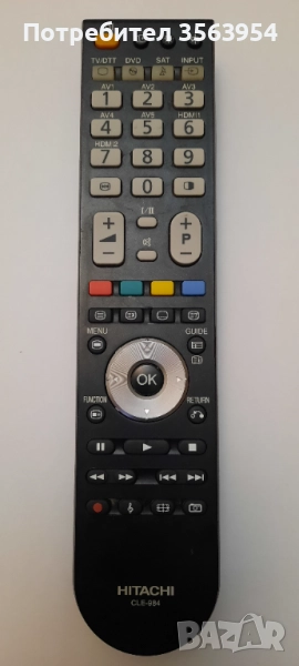 Дистанционно HITACHI CLE-984, снимка 1