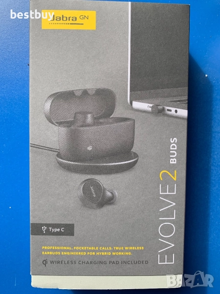 Чисто нови слушалки JABRA Evolver2buds, снимка 1