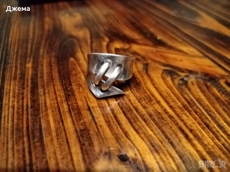 Сребърен пръстен , снимка 1