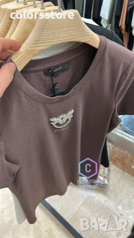 Кафява тениска Pinko0 Br89