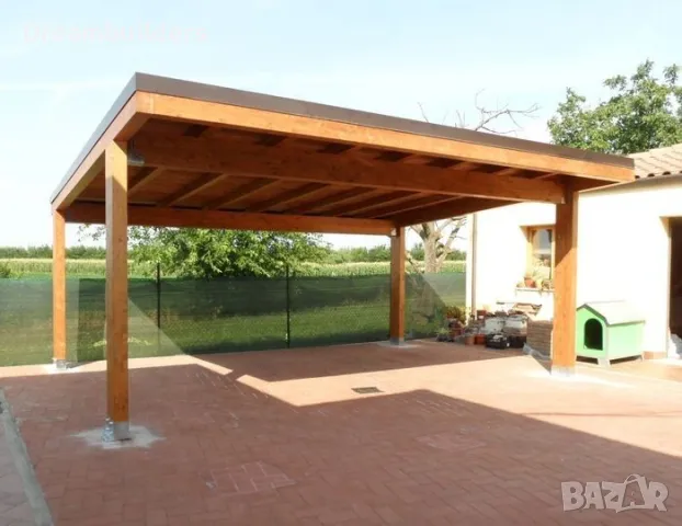Изработка и монтаж на дървени конструкции - навеси, беседки, тераси, снимка 5 - Ремонти на покриви - 50412253