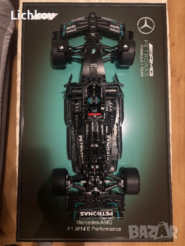 LED рамка за стена за LEGO F1 Модел Мерцедес, снимка 2 - Други - 53439834
