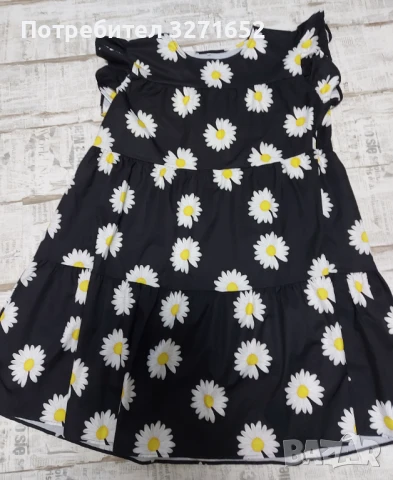 Рокля с маргаритки, снимка 2 - Рокли - 50831986