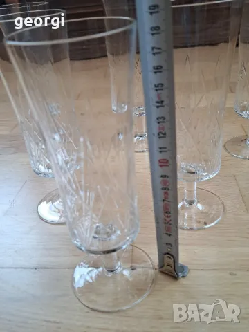 български кристални чаши за вино , снимка 9 - Чаши - 49174048